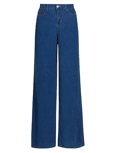 Alicent High-Rise Sneaker Wide-Leg Jeans