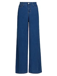 Alicent High-Rise Sneaker Wide-Leg Jeans