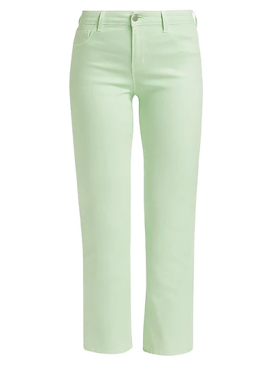 Tati Mid-Rise Stretch Flare Crop Jeans