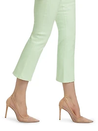 Tati Mid-Rise Stretch Flare Crop Jeans