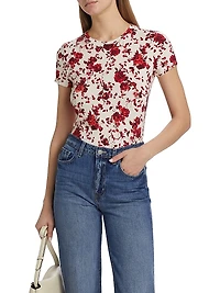 Ressi Rose Floral Knit T-Shirt