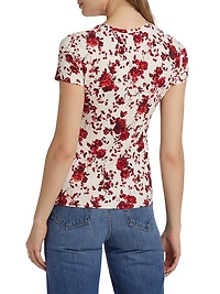 Ressi Rose Floral Knit T-Shirt