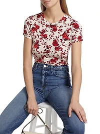 Ressi Rose Floral Knit T-Shirt