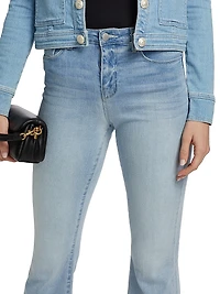 Kendra Flared Crop Jeans
