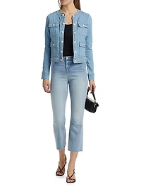 Kendra Flared Crop Jeans