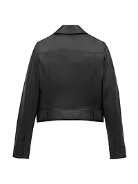 Cropped Jacket Lambskin