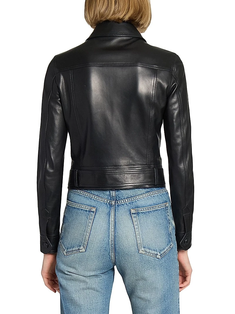 Cropped Jacket Lambskin