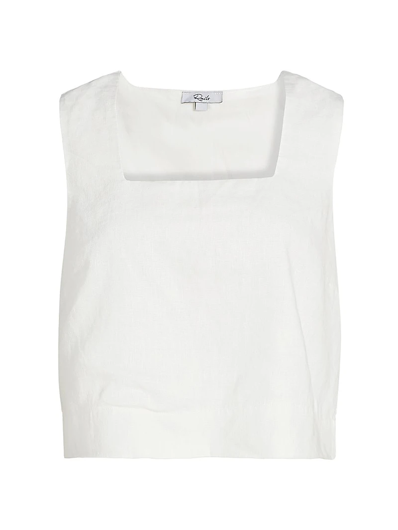 Akira Linen Square Neck Tank