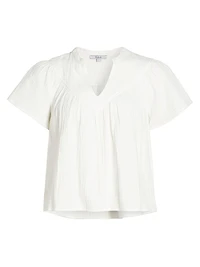 Sayer Double Gauze Cotton Top