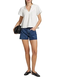 Sayer Double Gauze Cotton Top