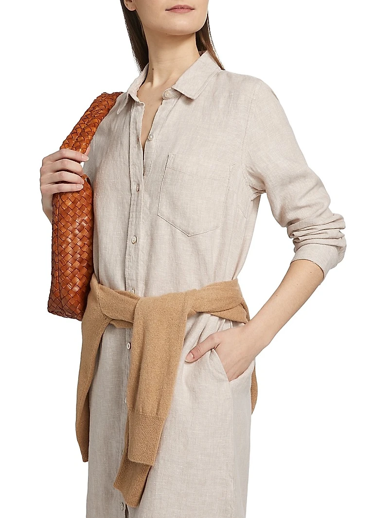 Val Linen Shirtdress