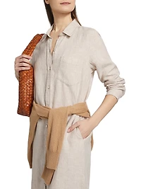 Val Linen Shirtdress