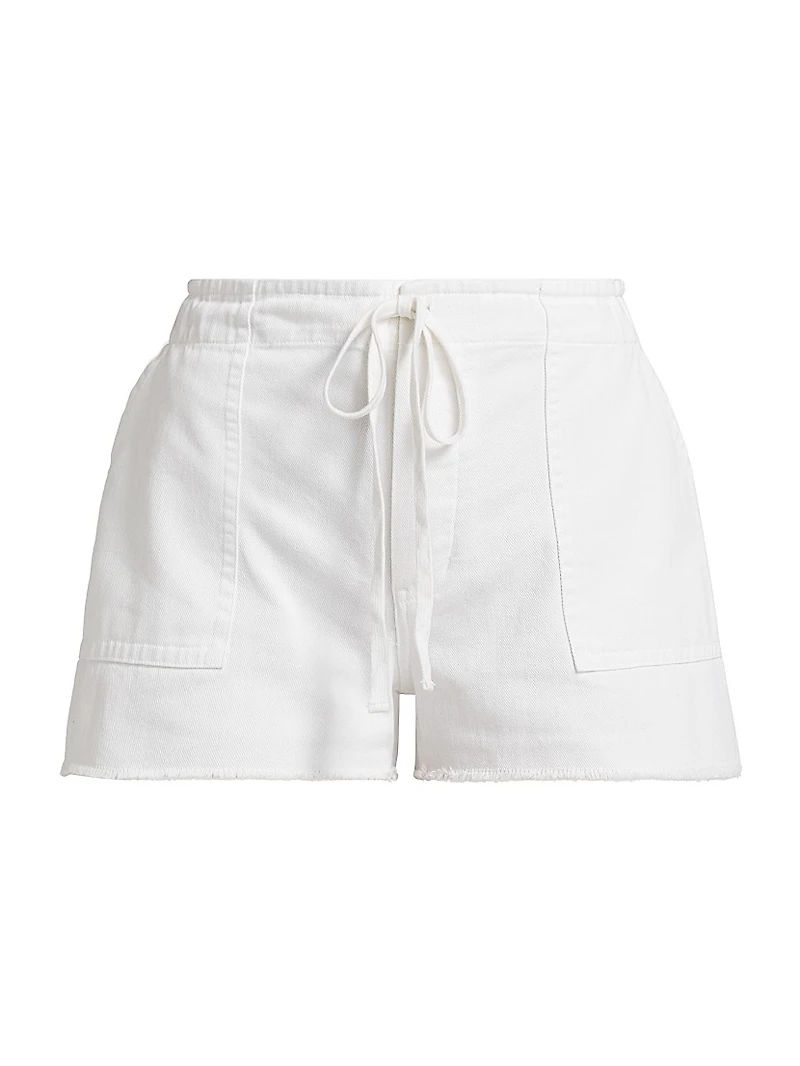 Beach Cotton Drawstring Shorts