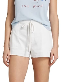 Beach Cotton Drawstring Shorts