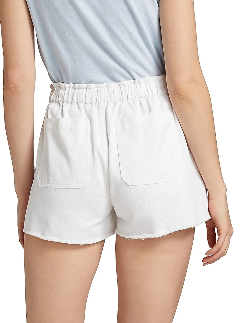 Beach Cotton Drawstring Shorts