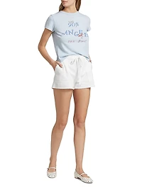 Beach Cotton Drawstring Shorts