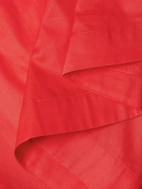 Plus Balia Popover Cotton Gathered-Sleeve Blouse