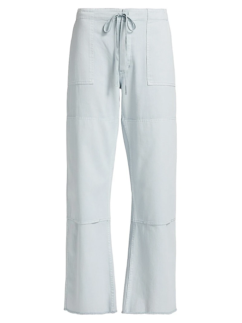 Beach Cotton Drawstring Pants