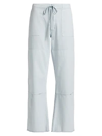 Beach Cotton Drawstring Pants