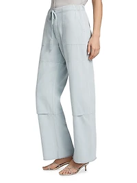 Beach Cotton Drawstring Pants