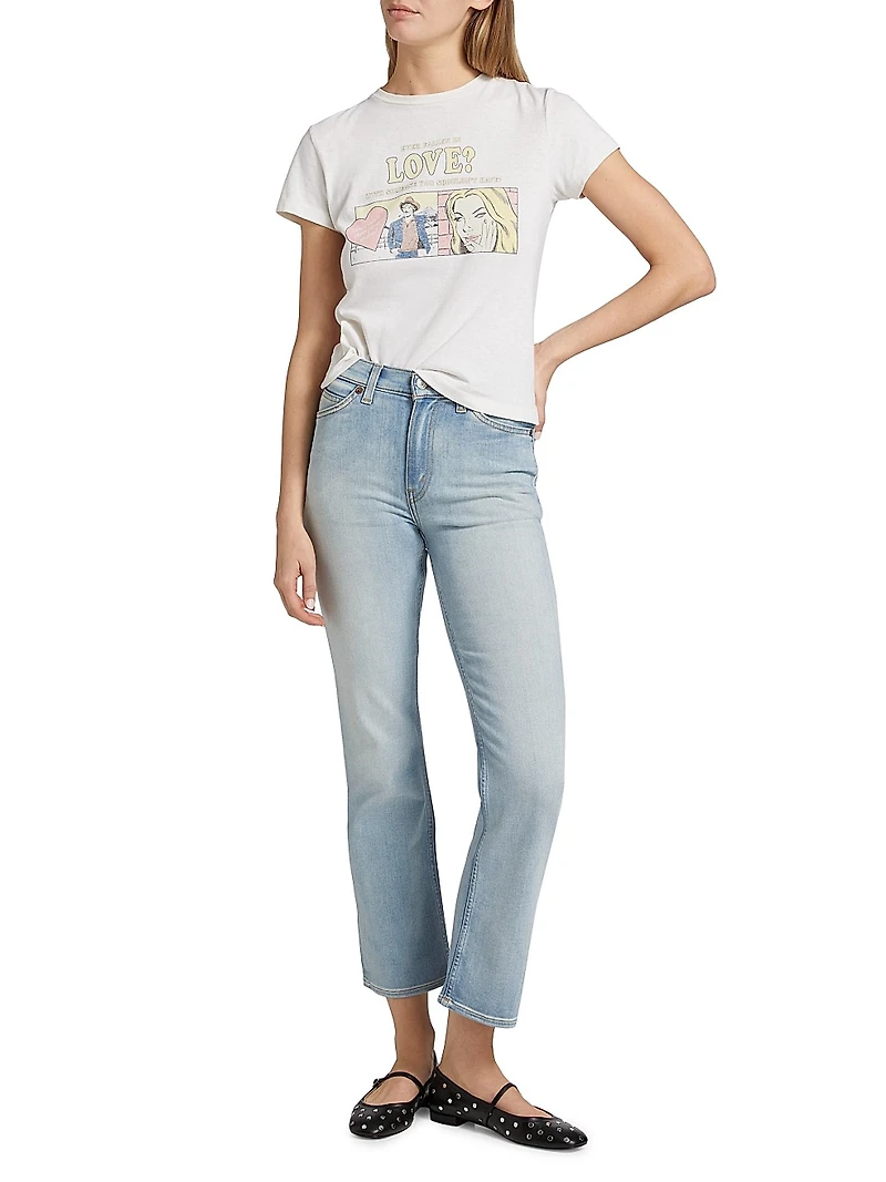 70s Crop Boot-Cut Jeans