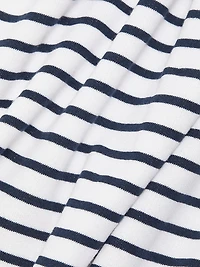 Striped Cotton-Blend Minidress