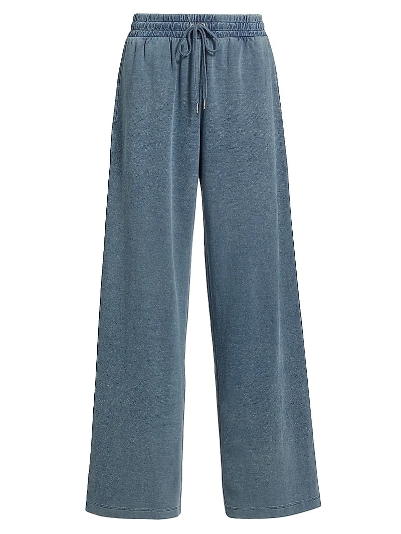 Cotton-Blend Straight-Leg Sweatpants