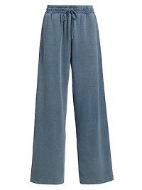 Cotton-Blend Straight-Leg Sweatpants