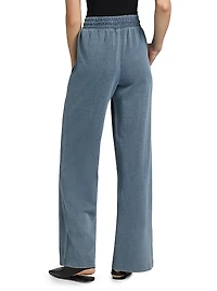 Cotton-Blend Straight-Leg Sweatpants