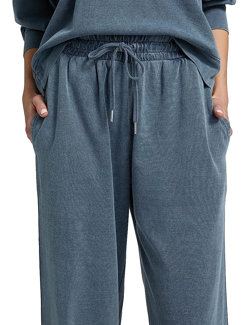Cotton-Blend Straight-Leg Sweatpants