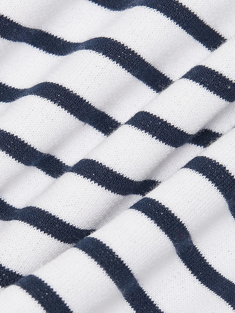 Striped Cotton-Blend Tank Top