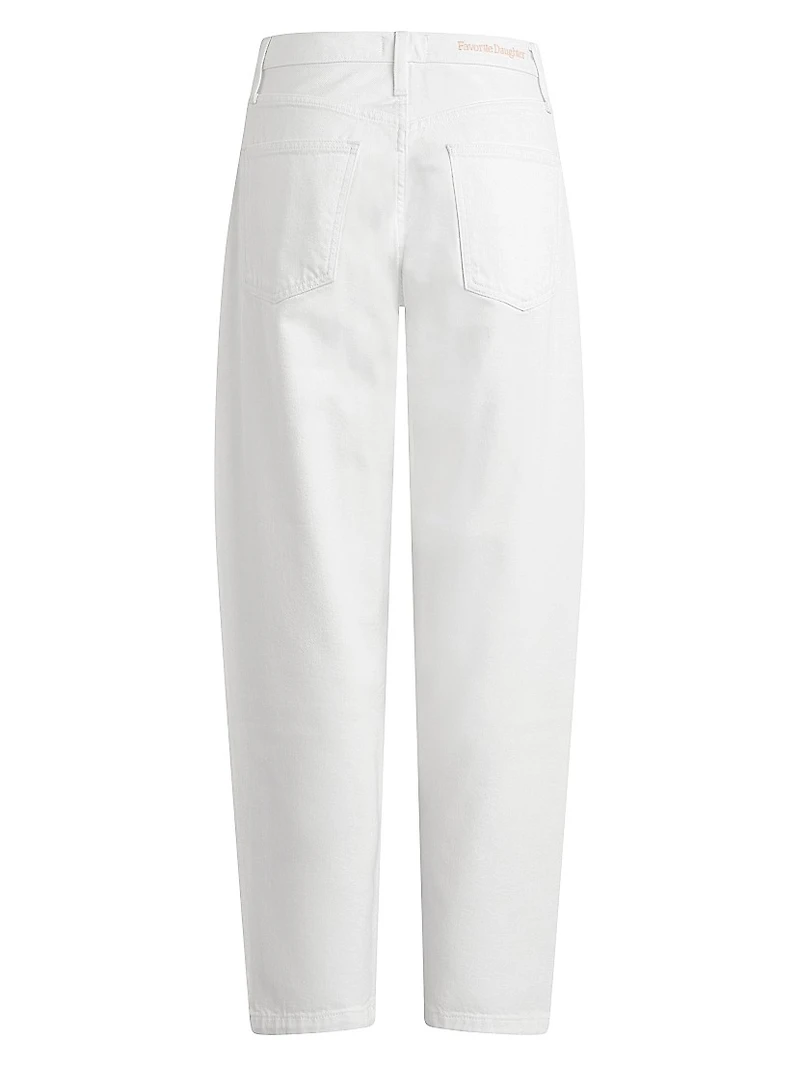 The Nikki Mid-Rise Barrel Jeans