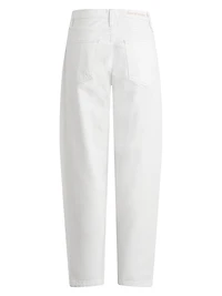 The Nikki Mid-Rise Barrel Jeans