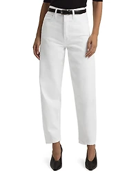 The Nikki Mid-Rise Barrel Jeans