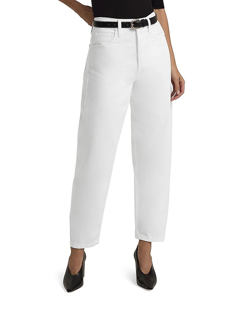 The Nikki Mid-Rise Barrel Jeans