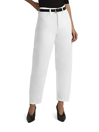 The Nikki Mid-Rise Barrel Jeans