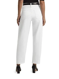 The Nikki Mid-Rise Barrel Jeans