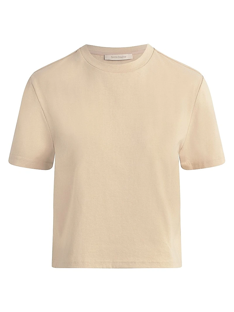 The Favorite Short-Sleeve Crop T-Shirt