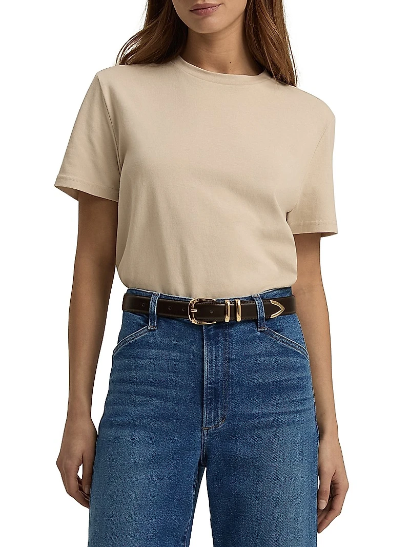 The Favorite Short-Sleeve Crop T-Shirt