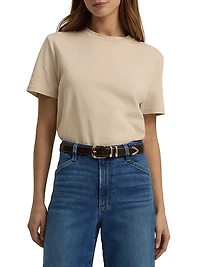 The Favorite Short-Sleeve Crop T-Shirt