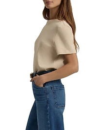 The Favorite Short-Sleeve Crop T-Shirt