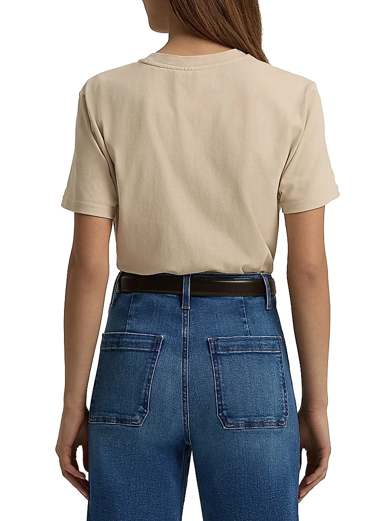 The Favorite Short-Sleeve Crop T-Shirt