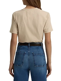 The Favorite Short-Sleeve Crop T-Shirt