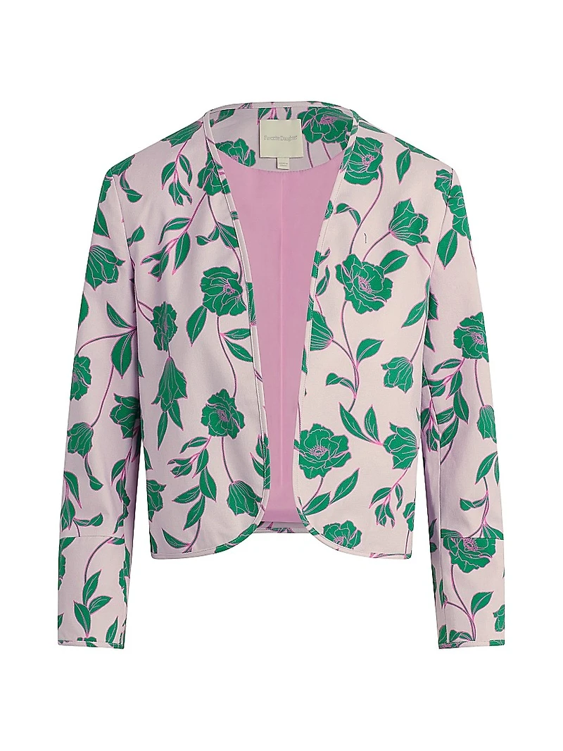 The Willow Floral Stretch Cotton Bolero
