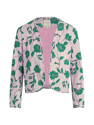 The Willow Floral Stretch Cotton Bolero