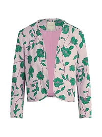 The Willow Floral Stretch Cotton Bolero