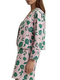 The Willow Floral Stretch Cotton Bolero