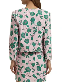 The Willow Floral Stretch Cotton Bolero