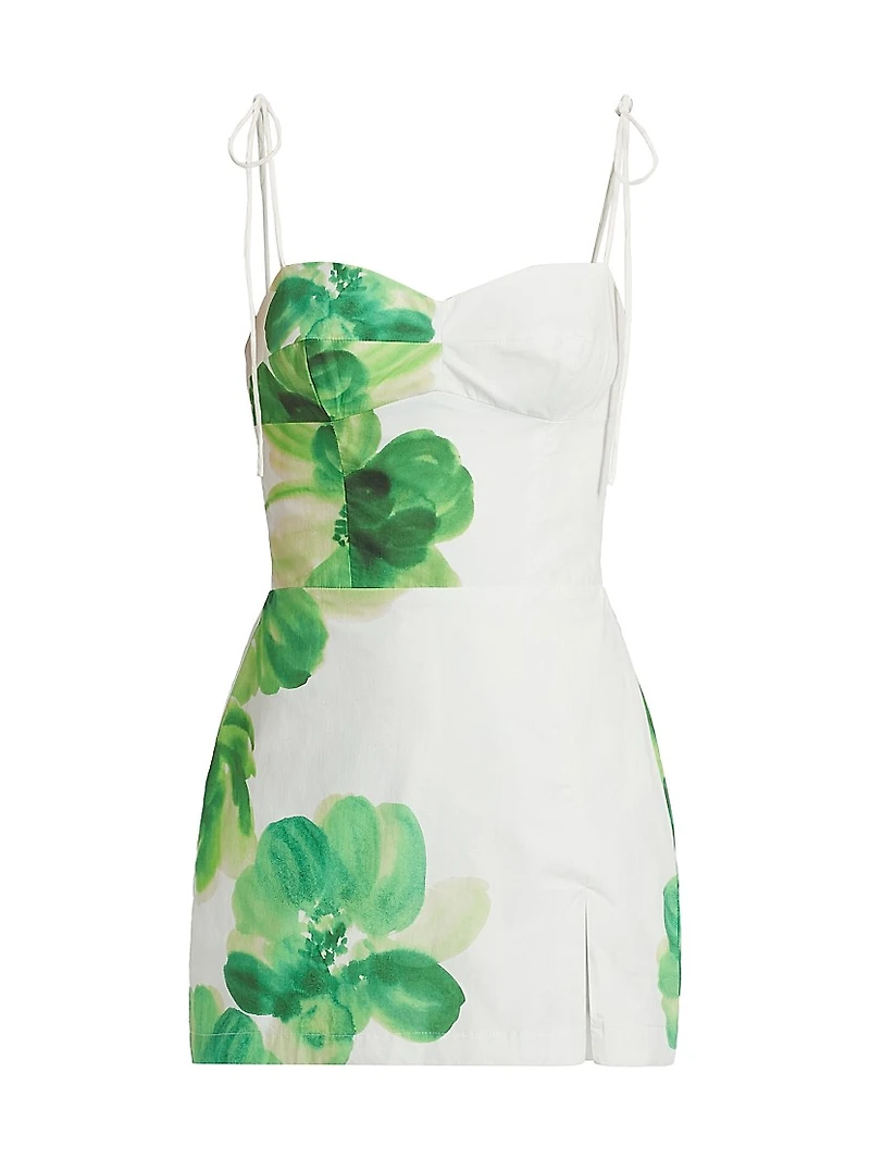 Taylor Floral Cotton Skort Romper