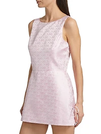 Avelina Floral Brocade Skort Romper